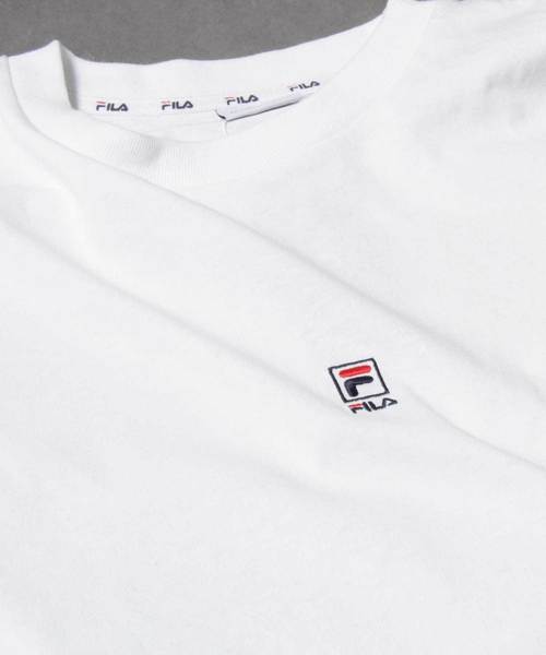 FILA HERITAGE(フィラヘリテージ)の「FILA heritage ロゴバックプリントクルーネックジャージーロングスリーブTシャツ(Tシャツ/カットソー・メンズ・ネイビー/オレンジ/ホワイト・M/XL/XXL/L/S)」の7枚目の写真