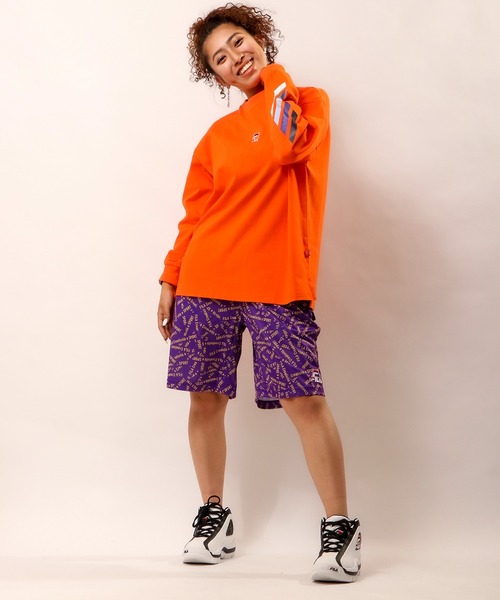 FILA HERITAGE(フィラヘリテージ)の「FILA heritage ロゴバックプリントクルーネックジャージーロングスリーブTシャツ(Tシャツ/カットソー・メンズ・ネイビー/オレンジ/ホワイト・M/XL/XXL/L/S)」の17枚目の写真