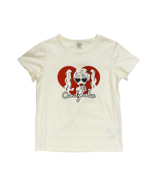 Bee des Bee（ビーデスビー）の「【コットン100％】半袖プリントTシャツ（Tシャツ/カットソー・キッズ・ホワイト×ブラック/ホワイト×グレー/ブラック×グリーン/ホワイト/ネイビー/ブラック×グレー/ホワイト×グリーン/ホワイト×イエロー/チャコールグレー/ライトブルー/ライトベージュ/ブラック/ミント/ベージュ/クリーム/ホワイト系その他/アイボリー/ピンク/ライラック/ピンクベージュ/サックスブルー/ピンク系その他/ライトグリーン/ダークブラウン/ホワイト系その他5/ホワイト系その他6/ブラック系その他2/ホワイト系その他3/ホワイト系その他2/ホワイト系その他4/ブラック系その他/ブルー/ピンク系その他2/ホワイト系その他7・110cm/120cm/130cm/150cm/100cm/140cm）」の3枚目の写真