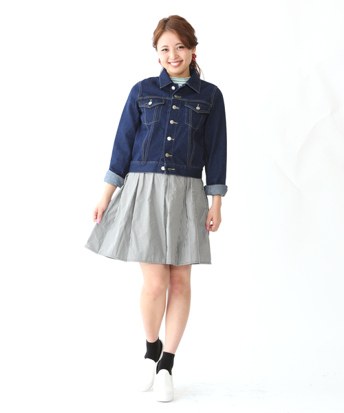 Chico（チコ）の「リバーシブルフレアーSKT（スカート・レディース・ベージュ/ライトグリーン/ネイビー/ピンク・FREE）」の8枚目の写真