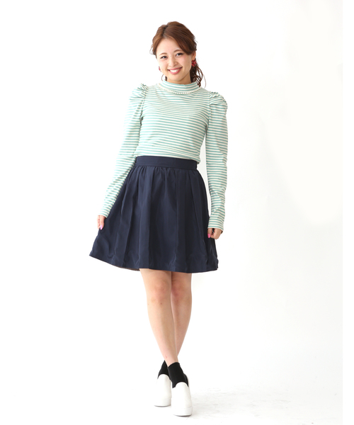 Chico（チコ）の「リバーシブルフレアーSKT（スカート・レディース・ベージュ/ライトグリーン/ネイビー/ピンク・FREE）」の6枚目の写真