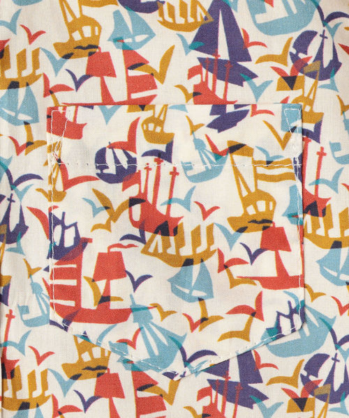 SHIPS（シップス）の「SHIPS KIDS:リバティ ヨット柄 シャツ(80～90cm)（シャツ/ブラウス・キッズ・レッド/グリーン・90/80）」の7枚目の写真