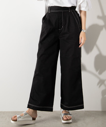 WEGO | WEGO/ステッチタックワイドパンツ(スラックス)