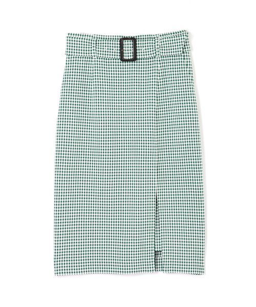 PINKY&DIANNE（ピンキーアンドダイアン）の「ギンガムストレッチラップレイヤードスカート（スカート・レディース・ブラック系その他/グリーン系その他・38/36/34）」の8枚目の写真