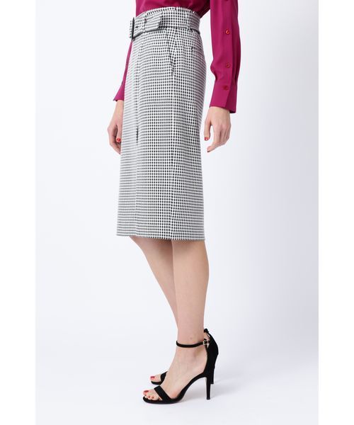 PINKY&DIANNE（ピンキーアンドダイアン）の「ギンガムストレッチラップレイヤードスカート（スカート・レディース・ブラック系その他/グリーン系その他・38/36/34）」の11枚目の写真