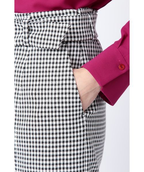 PINKY&DIANNE（ピンキーアンドダイアン）の「ギンガムストレッチラップレイヤードスカート（スカート・レディース・ブラック系その他/グリーン系その他・38/36/34）」の14枚目の写真