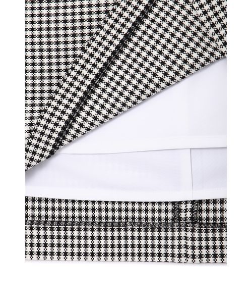 PINKY&DIANNE（ピンキーアンドダイアン）の「ギンガムストレッチラップレイヤードスカート（スカート・レディース・ブラック系その他/グリーン系その他・38/36/34）」の3枚目の写真