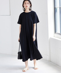 ADAM ET ROPE' | ＯＮＯメリヤスミニ裏毛ルーズワンピース(ワンピース)