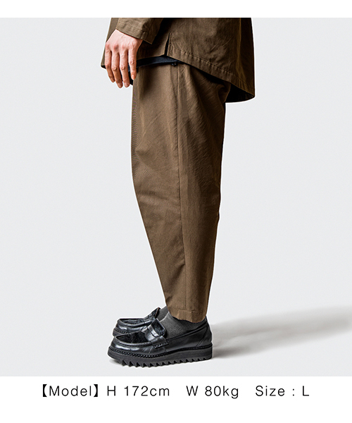 APPLEBUM（アップルバム）の「Big Tapered Pants（その他パンツ・メンズ・ブラック/オリーブ・MEDIUM/LARGE/X-LARGE）」の8枚目の写真