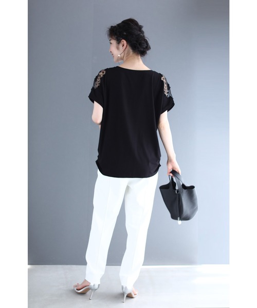 【着まわししやすい♡】HERMES★Teddy スウェットシャツ anap mimpi tシャツ ガーゼ 裏毛 メッセーシ刺繍 半袖