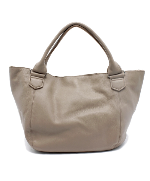 PLST(プラステ)の「カウレザートートバッグ(大)(トートバッグ・レディース・ベージュ/グレー/コーラル・FREE)」の1枚目の写真