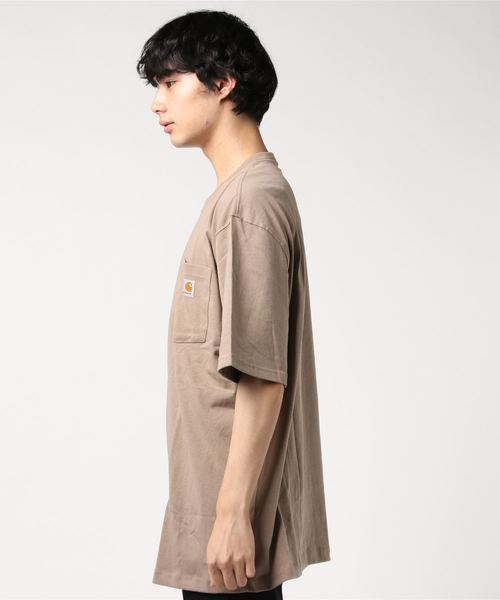 Carhartt（カーハート）の「【Carhartt】WORKWEAR POCKET T（Tシャツ/カットソー・メンズ・ホワイト/ベージュ/ネイビー・SMALL/MEDIUM/LARGE）」の5枚目の写真