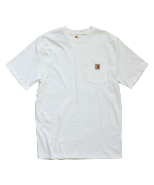 Carhartt（カーハート）の「【Carhartt】WORKWEAR POCKET T（Tシャツ/カットソー・メンズ・ホワイト/ベージュ/ネイビー・SMALL/MEDIUM/LARGE）」の2枚目の写真