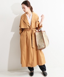 IENA LA BOUCLE C/Pタイプライターラップコート◆