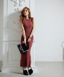 LIPSERVICE | ニュアンスボーダーマーメイドニットワンピース(ワンピース)