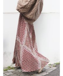 Ungrid | ラメランダムプリーツパネル柄スカート(スカート)