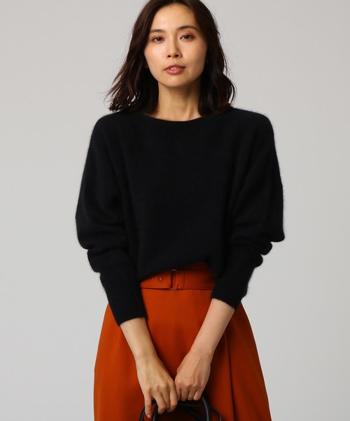 セール ソフトウールアンゴラバックボタンニット ニット セーター Untitled アンタイトル のファッション通販 Zozotown