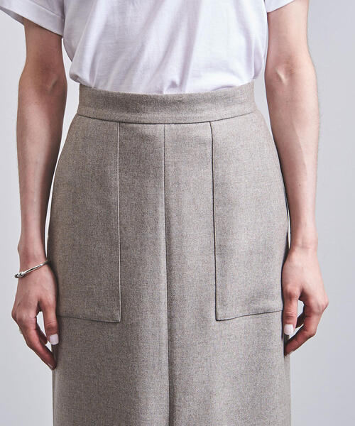 UNITED ARROWS（ユナイテッドアローズ）の「UWSC W タイト マキシスカート◆（スカート・レディース・ベージュ/ブラック・36/34/38）」の18枚目の写真