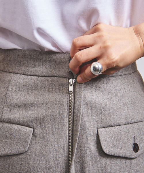 UNITED ARROWS（ユナイテッドアローズ）の「UWSC W タイト マキシスカート◆（スカート・レディース・ベージュ/ブラック・36/34/38）」の12枚目の写真