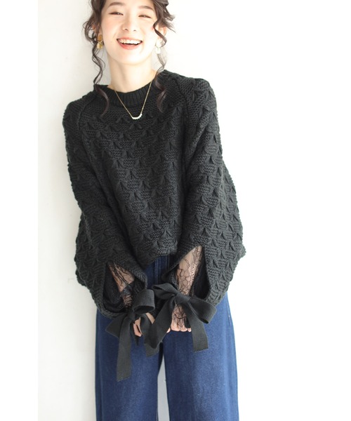 cawaii(�J���C�C)�́i���j�`���������[�X���̖͗l�҂݃j�b�g�g�b�v�X(�j�b�g/�Z�[�^�[)