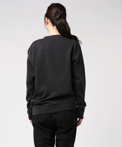 OLD BETTY'S（オールドベティーズ）の「Pigment Dye Sweat Shirts(7) /ヴィンテージ風 スウェット シャツ（スウェット・レディース・ブラック/オフホワイト/ネイビー・36）」の5枚目の写真