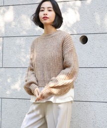 LOWRYS FARM | ＭＩＸショートプルオーバー　856253(ニット/セーター)