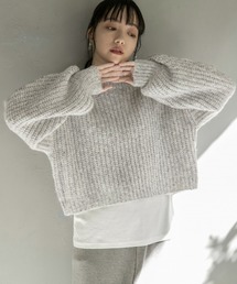 LOWRYS FARM | ＭＩＸショートプルオーバー　856253(ニット/セーター)