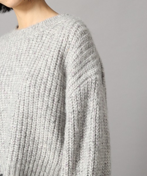 LOWRYS FARM(ローリーズファーム)の「MIXショートプルオーバー 856253(ニット/セーター・レディース・グレー/ベージュ/ブルー・FREE)」の9枚目の写真