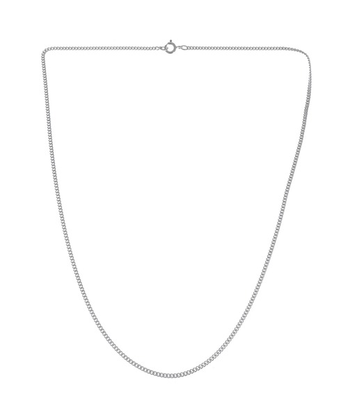 blackdia by 7JEWELRY（ブラックダイヤバイセブンジュエリー）の「blackdia by 7JEWELRY 喜平チェーンネックレス幅2.2mm（ネックレス・メンズ・シルバー・50cm/60cm）」の4枚目の写真