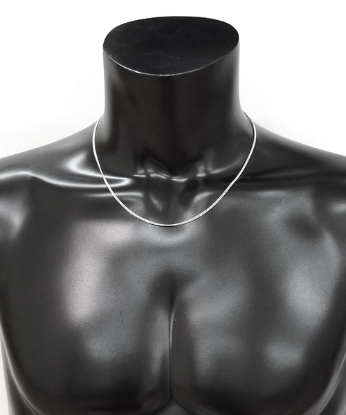 blackdia by 7JEWELRY（ブラックダイヤバイセブンジュエリー）の「blackdia by 7JEWELRY 喜平チェーンネックレス幅2.2mm（ネックレス・メンズ・シルバー・50cm/60cm）」の11枚目の写真