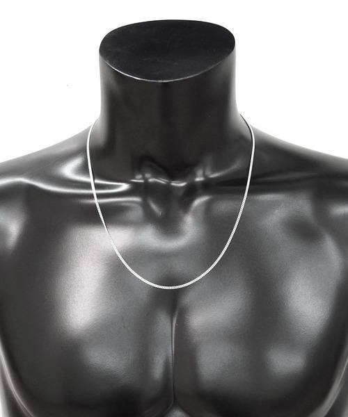 blackdia by 7JEWELRY（ブラックダイヤバイセブンジュエリー）の「blackdia by 7JEWELRY 喜平チェーンネックレス幅2.2mm（ネックレス・メンズ・シルバー・50cm/60cm）」の12枚目の写真