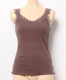 Heather | ECOコットンレースキャミ　868707(キャミソール)