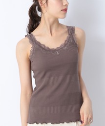 Heather | ECOコットンレースキャミ　868707(キャミソール)