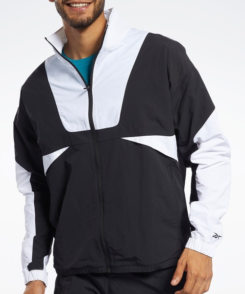 Reebok�i���[�{�b�N�j�́u�W���P�b�g [Meet You There Jacket] ���[�{�b�N�i�i�C�����W���P�b�g�j�v�b�u���b�N