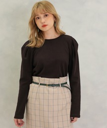 one after another NICE CLAUP | パワショルトレーナー(Tシャツ/カットソー)