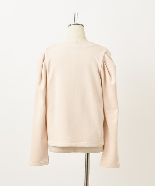 one after another NICE CLAUP（ワンアフターアナザーナイスクラップ）の「パワショルトレーナー（Tシャツ/カットソー・レディース・アイボリー/ブラウン/グリーン/パープル・FREE）」の8枚目の写真