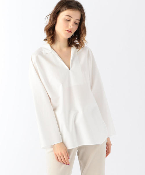 セール トロピカルコットン トップス チュニックブラウス シャツ ブラウス Galerie Galerie Vie ギャルリー ヴィー のファッション