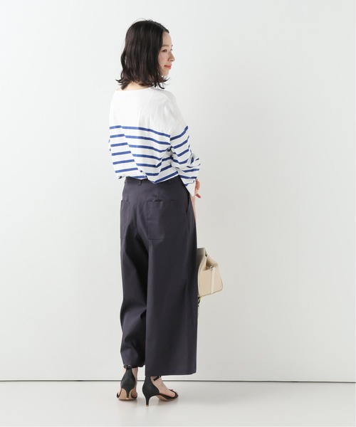 SLOBE IENA(スローブイエナ)の「ラップクロップトパンツ◆(その他パンツ・レディース・カーキ/ネイビー・40/38/36)」の6枚目の写真