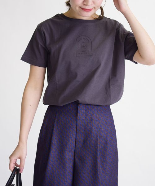 SHIPS(シップス)の「オーガニックロゴTEE(Tシャツ/カットソー・レディース・ベージュ/ホワイト/イエロー/ダークグレー・ONE SIZE)」の22枚目の写真