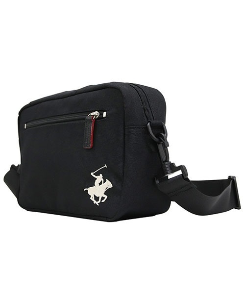 BEVERLY HILLS POLO CLUB(ビバリーヒルズポロクラブ)の「【BEVERLY HILLS POLO CLUB/ビバリーヒルズポロクラブ】ポニー刺繍ショルダーバッグ(ショルダーバッグ・レディース・ブラック/ネイビー・FREE)」の6枚目の写真