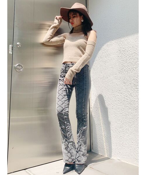 GYDA（ジェイダ）の「2WAYチョーカーベアニット TOPS（ニット/セーター