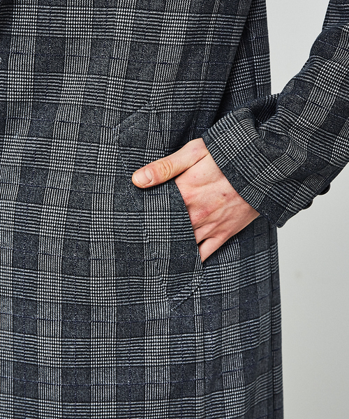 ABAHOUSE GRAY（アバハウスグレイ）の「【展開店舗限定】カットチェスター コート（チェスターコート・メンズ・ベージュ/ネイビー/グレー・48/50/46）」の9枚目の写真