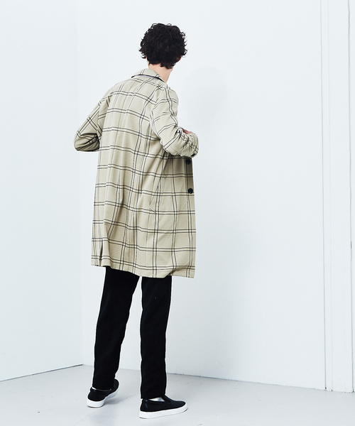 ABAHOUSE GRAY（アバハウスグレイ）の「【展開店舗限定】カットチェスター コート（チェスターコート・メンズ・ベージュ/ネイビー/グレー・48/50/46）」の21枚目の写真