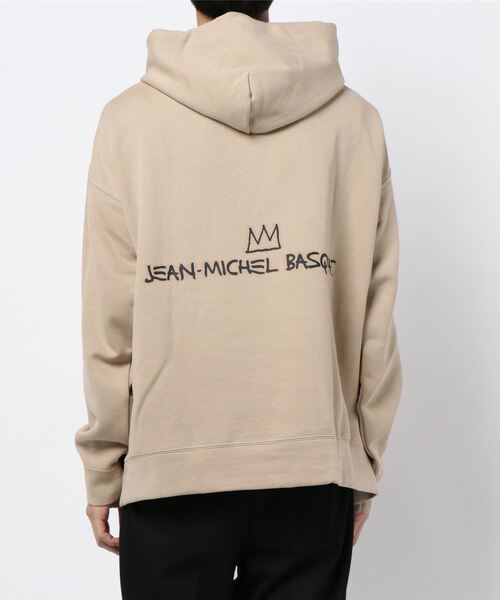 Right-on（ライトオン）の「プリントパーカー(バスキア)（パーカー・メンズ・ブラック/ベージュ/ライトベージュ・M/L/XL）」の5枚目の写真