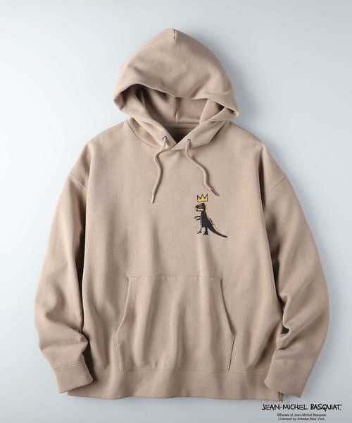 Right-on（ライトオン）の「プリントパーカー(バスキア)（パーカー・メンズ・ブラック/ベージュ/ライトベージュ・M/L/XL）」の18枚目の写真