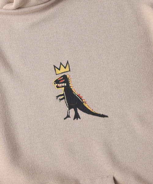 Right-on（ライトオン）の「プリントパーカー(バスキア)（パーカー・メンズ・ブラック/ベージュ/ライトベージュ・M/L/XL）」の10枚目の写真