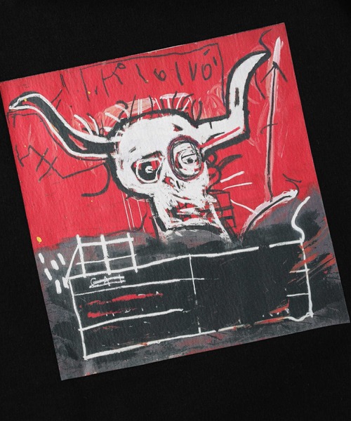 Right-on（ライトオン）の「プリントパーカー(バスキア)（パーカー・メンズ・ブラック/ベージュ/ライトベージュ・M/L/XL）」の15枚目の写真