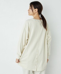 バックスリット裏毛裏起毛チュニック ＊