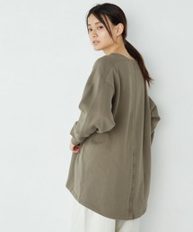 バックスリット裏毛裏起毛チュニック *