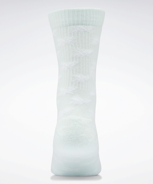 Reebok（リーボック）の「クラシックス フォールドオーバー クルー ソックス 3足組 / Classics Fold-Over Crew Socks 3 Pairs（ソックス/靴下・メンズ・ブラック/ホワイト×ブルー/ピンク/ネイビー/アイボリー/ホワイト×グリーン/ホワイト/イエロー・X-LARGE/LARGE/MEDIUM/SMALL）」の17枚目の写真